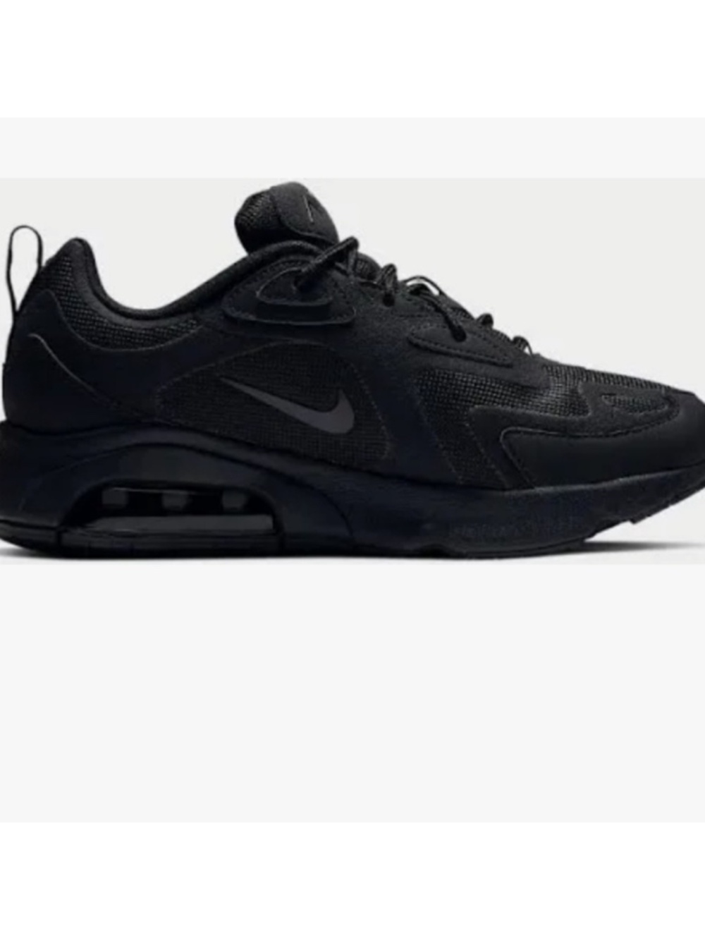 Nike Air Max 200 Triple Black (Women's) Size 7